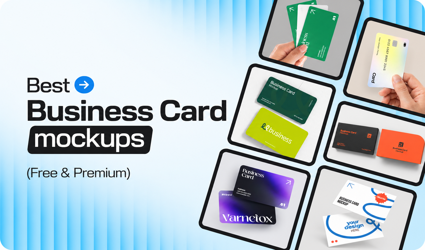 Best Business Card Mockups for Designers & Brands