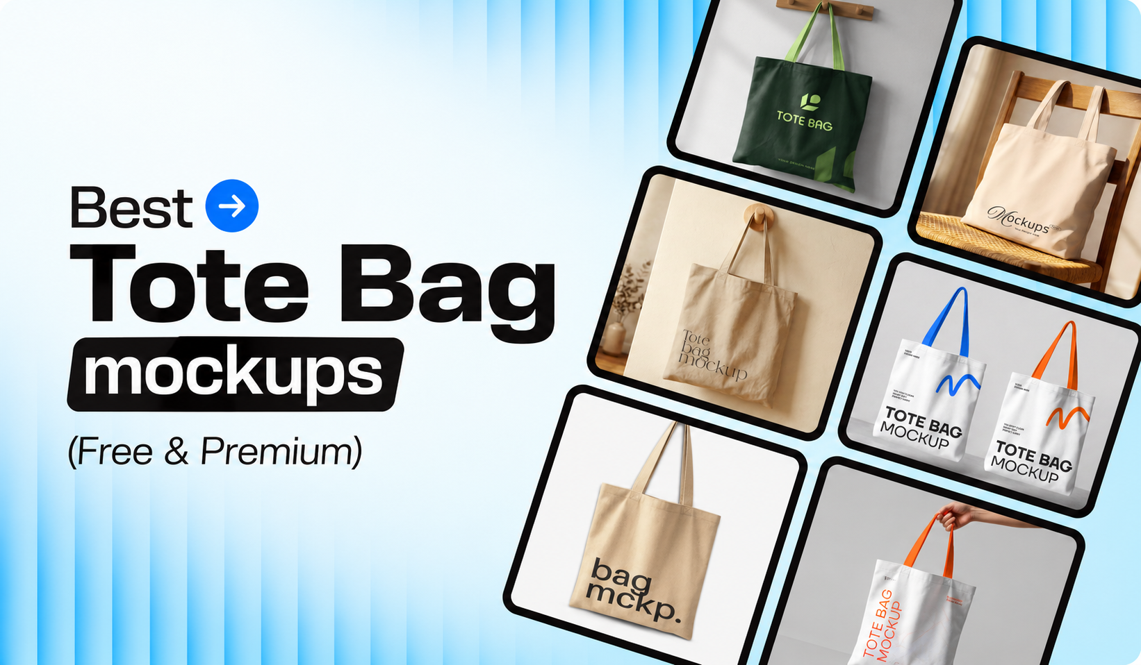 Tote Bag Mockups: Best Templates for Branding & Design Presentation