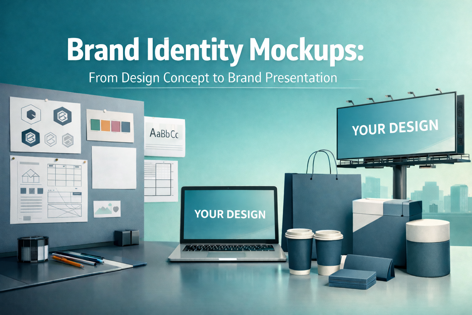 Brand Identity Mockups: From Design Concept to Brand Presentation