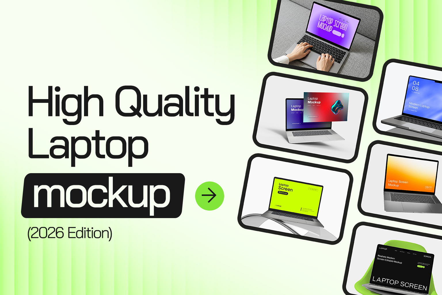 20+ Best Laptop Mockups for Designers (2026 Edition)