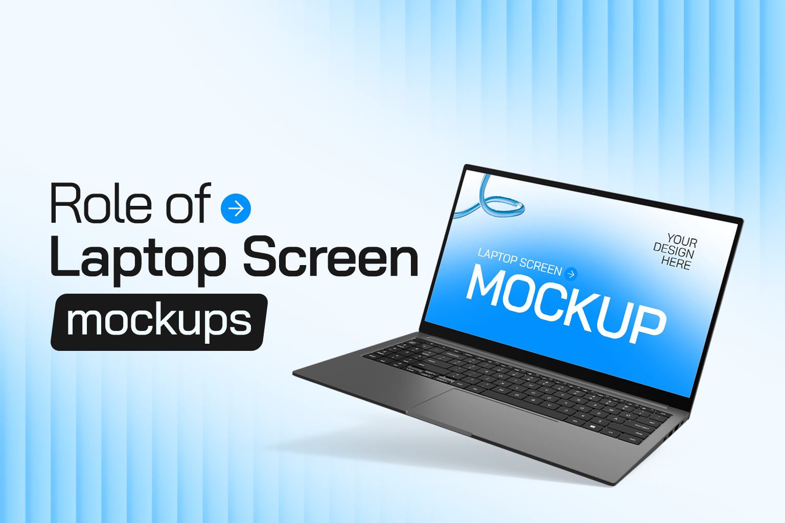 The Role of Laptop Screen Mockups in UI and Web Design Presentations