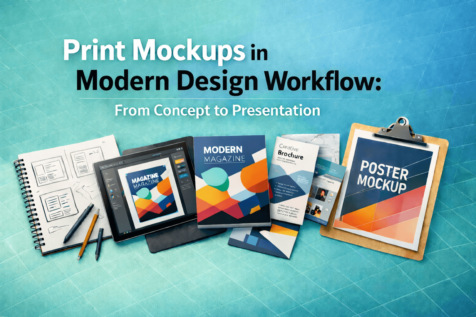 Print Mockups in Modern Design Workflow: From Concept to Presentation