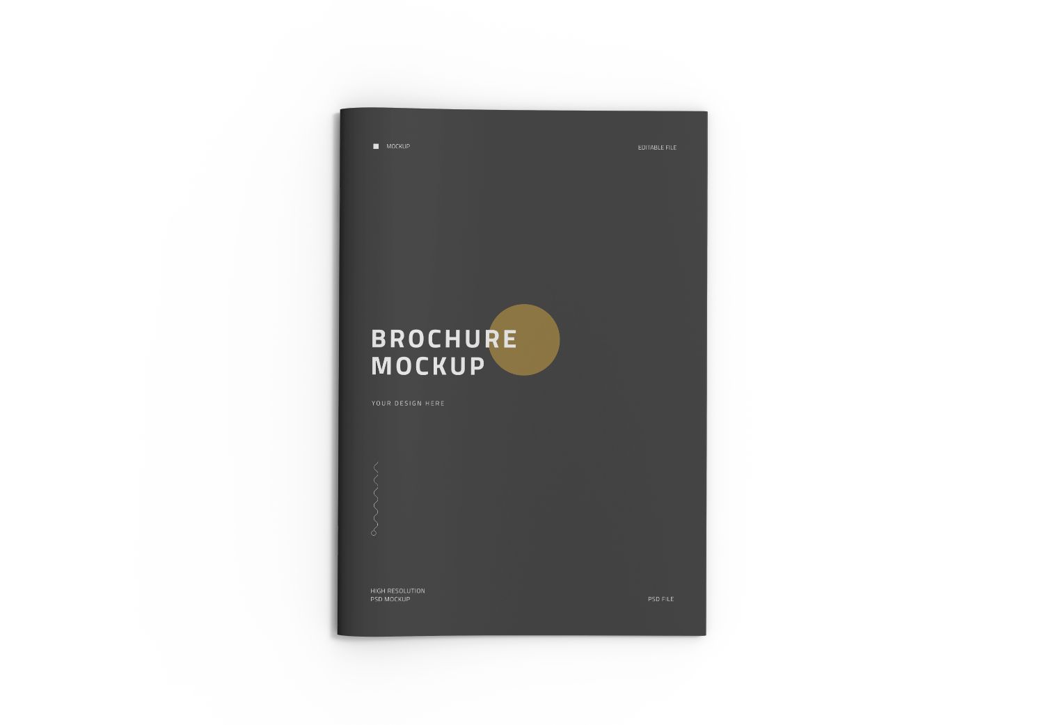 Minimalist Brochure Mockup – Premium PSD for Corporate & Brand Design