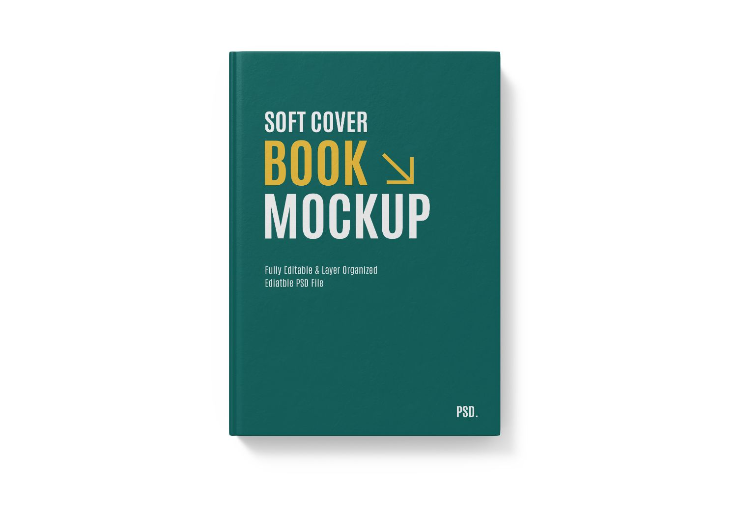 Soft Cover Book Mockup – Premium PSD for Authors & Designers